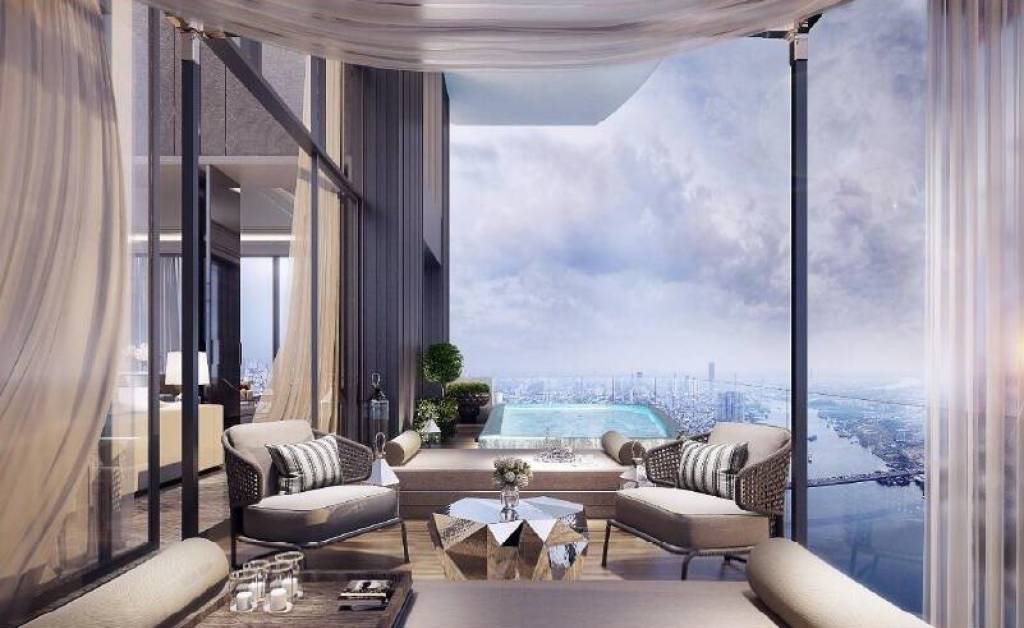 Luxury Sky-High Living: Canapaya Residences’ Duplex Penthouse in Bangkok